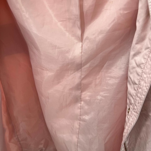 GUESS Women's Adjustable Long Sleeve Anorak Jacket Pastel Pink SIZE SMALL - Picture 8 of 8